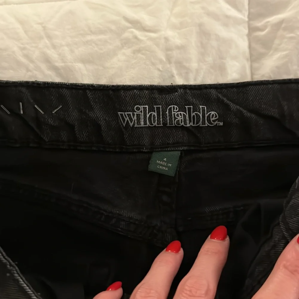 Soft black denim